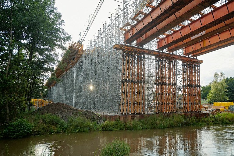 1250 ton sprzętu ULMA na budowie obwodnicy Trójmiasta