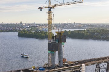 ULMA na budowie najdłuższego i najwyższego mostu w Finlandii