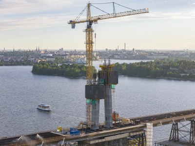 ULMA na budowie najdłuższego i najwyższego mostu w Finlandii